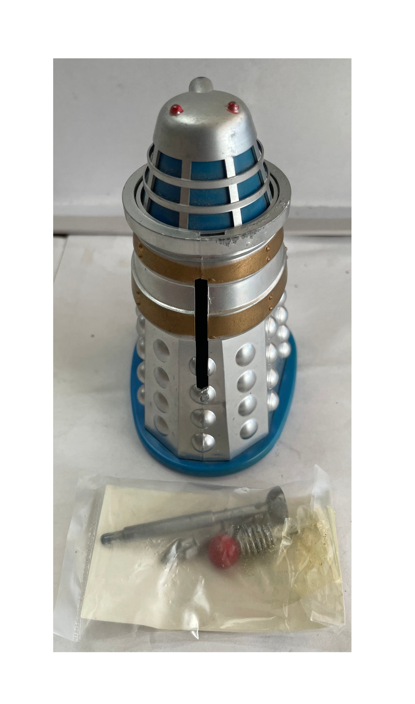 Vintage 1965 Dr Who Cowan de Groot Ltd Dalek Money Box - Empire Made Doctor From The TV Series - Mint In The Original Box - Ultra Rare Shop Find