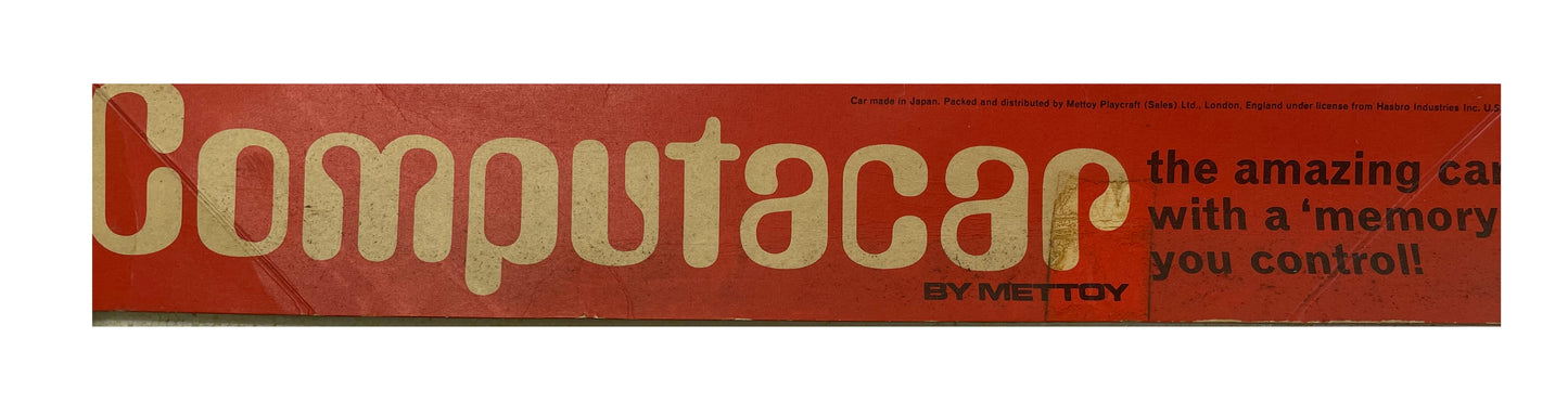 Vintage 1960's Mettoy Playthings Computacar - The Amazing Car With A Memory You Control - Complete In The Original Box