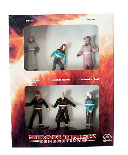 Vintage Applause 1994 Star Trek Generations Six Action Figure Box
