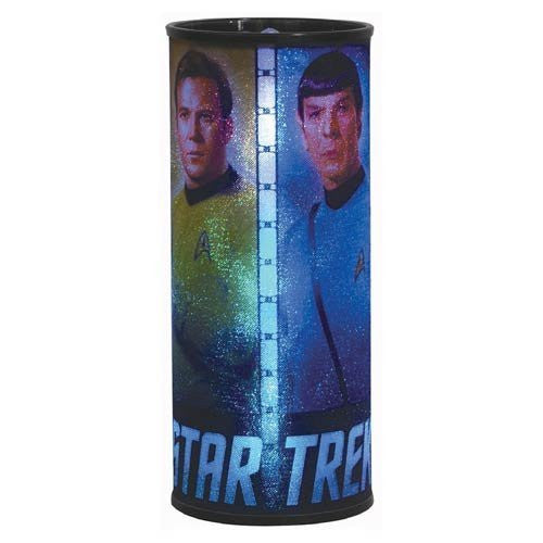 Westland Gift Wear 2015 Star Trek The Original Series Light Changing Cylindrical Nightlight Brand New Factory Sealed Shop Stock Room Find