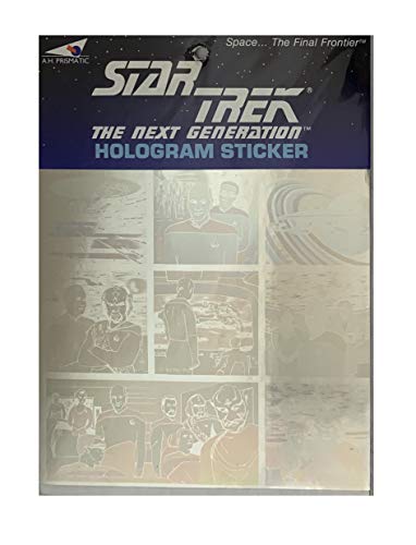 Vintage 1992 Star Trek The Next Generation Hologram Sticker Set Of Eight Stickers - By A.H. Prismatic Shop Stock Room Find