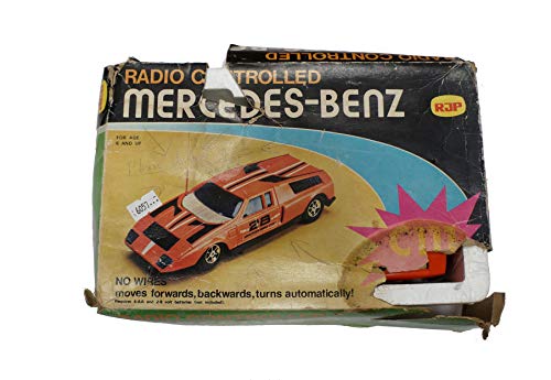 Vintage 1970's RJP Mercedes Benz Racing Car With Sonic Remote Control - In The Original Box
