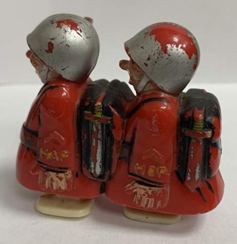 Vintage 1950's Louis Marx The Marching Soldiers - RampWalkers - Hap And Hop Ramp Walkers - Very Good Condition Original Walkers