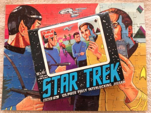 Star Trek Vintage 1973 Whitman 125 Piece Fully Interlocking Jigsaw Puzzle Number 7409 The Landing Party