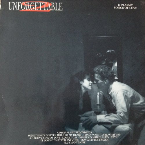 Unforgettable 2 17 Track 12" Vinyl Album. EMI Records Label 1989, 12" inch vinyl 17 Track Album