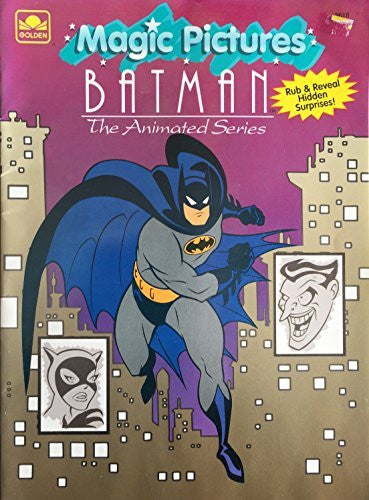 Vintage DC Comics 1992 Batman The Animated Series Magic Pictures Book - Unsold Former Shop Stock
