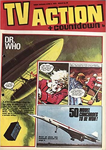Vintage 1972 Ultra Rare TV Action + Countdown Comic Magazine Issue No. 68 - Very Good Condition