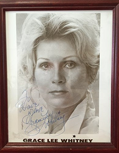 Star Trek Vintage The Original Series Grace Lee Whitney AKA Yeoman Janice Rand 10 x 8 Inch Autographed Photograph Framed