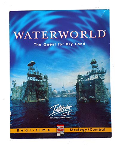 Waterworld Vintage 1995 Real Time Interplay The Quest For Dry Land PC Computer Game In The Original Box