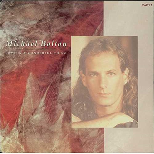 Vintage 1991 Michael Bolton - Love Is A Wonderful Thing - 7 Inch Vinyl Record 45RPM Columbia Records Label