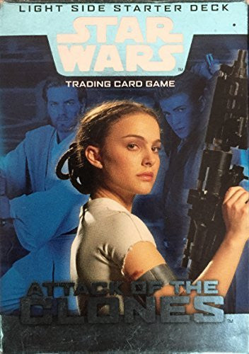Star Wars Attack Of The Clones Light Side Starter Deck Trading Card Game. The Fate Of The Galaxy Is In Your Hands - Shop Stock Room Find