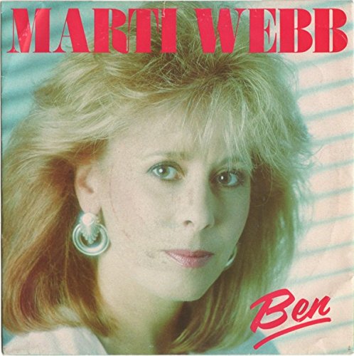 Vintage 1985 Marti Webb - Ben 7" Vinyl Record 45RPM - Starblend Record Label