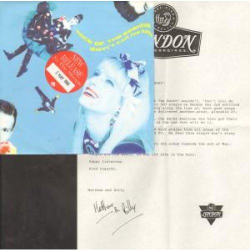 Vintage 1988 Voice Of The Beehive - A Side - Don't Call Me Baby - 7 Inch Vinyl Record - UK London Record Label - Ex Shop Stock