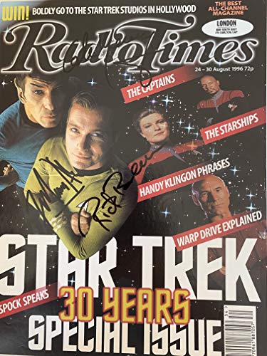 Radio Times Star Trek 30 Years Special Issue Vintage 1996 Autographed By Colm Meaney, Rick Berman & F. Murray Abraham