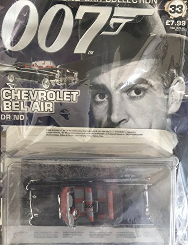 Vintage 2004 The James Bond Car Collection Issue Number 33 - Chevrolet Bel Air - Dr No - Brand New Factory Sealed Shop Stock Room Find