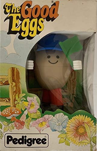 Action Figures Vintage Pedigree 1977 The Good Eggs - Railway Guard Egg Figure - Shop Stock Room Find