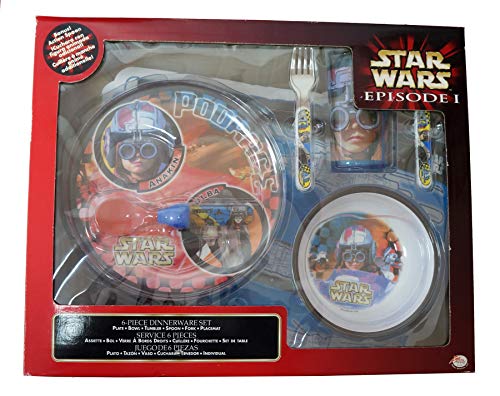 Vintage 1999 Star Wars Episode 1 6 Piece Dinnerware Set Shop Stock Room Find
