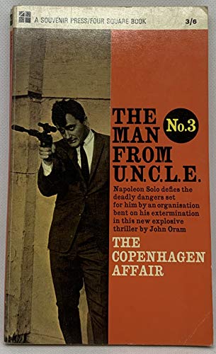 Vintage 1966 The Man From U.N.C.L.E No. 3 The Copenhagen Affair Paperback Novel By John Oram