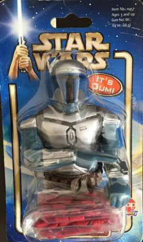 Vintage Star Wars Attack Of The Clones Jango Fett Gum Dispenser - Brand New And Factory Sealed Shop Stock Room Find