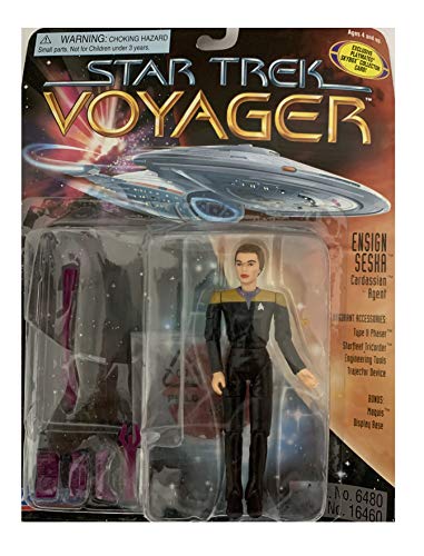 Vintage Playmates 1996 Star Trek Voyager Ensign Seska - Cardassian Agent - Action Figure - Missing Sky Box Card