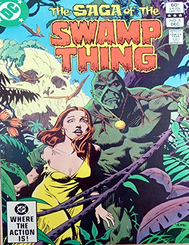 Vintage 1982 DC Comics The Saga Of The Swamp Thing UK Comic Issue No. 8 - Ex Shop Stock