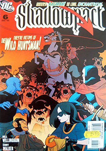 Vintage DC Comics Shadowpact - Goodbye Ragman So Long Enchantress - Featuring The Outrageous Stars Of Day Of Vengence - Issue Number 6 - Sixth Issue December 2006