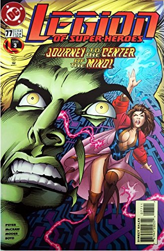Vintage 1996 DC Comics Legion Of Super Heroes Issue Number 77 Comic - Ex Shop Stock