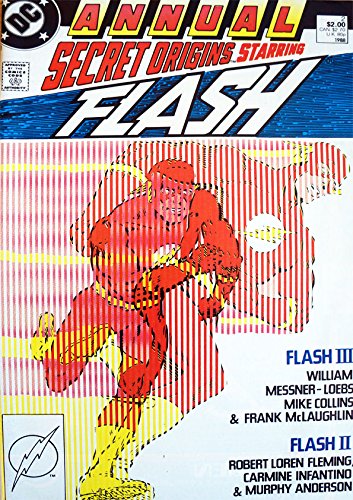Vintage 1988 DC Comics Annual Secret Origins Starring The Flash Comic No. 2 - Ex Shop Stock