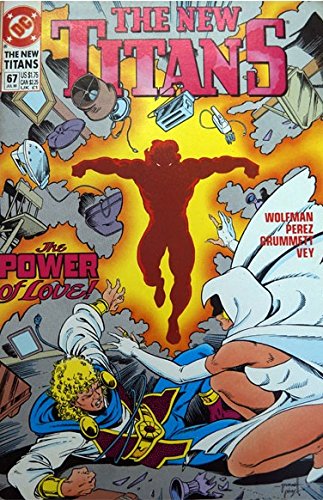 Vintage 1990 DC Comics The New Titans Comic Issue Number 67 - Ex Shop Stock