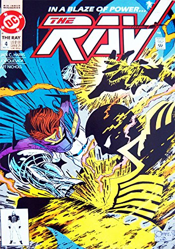 Vintage DC Comics In A Blaze Of Power - The Ray Comic Issue No. 4 Ex Shop Stock