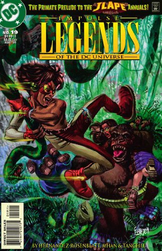 Vintage 1999 DC Comics Impulse Legends Of The DC Universe Comic Issue Number 19 - Ex Shop Stock