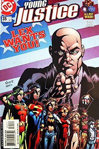 Vintage 2001 DC Comics Young Justice Comic Issue Number 35 - Ex Shop Stock