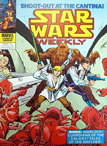 Star Wars Weekly,No 75, August 1979, Marvel Comics,Space Fantasy