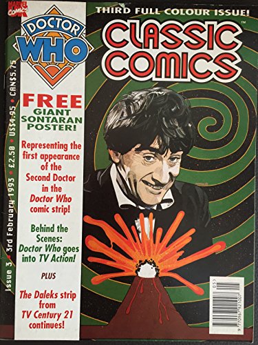 Vintage Marvel 1993 Doctor Dr Who Classic Comics Third Full Colour Issue Comic 3rd February 1993 - Ex Shop Stock