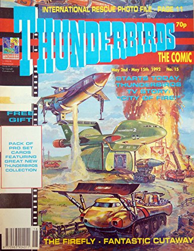 Vintage Gerry Andersons Thunderbirds Comic Magazine Issue No.15 May 2nd 1992 Ex Shop Stock