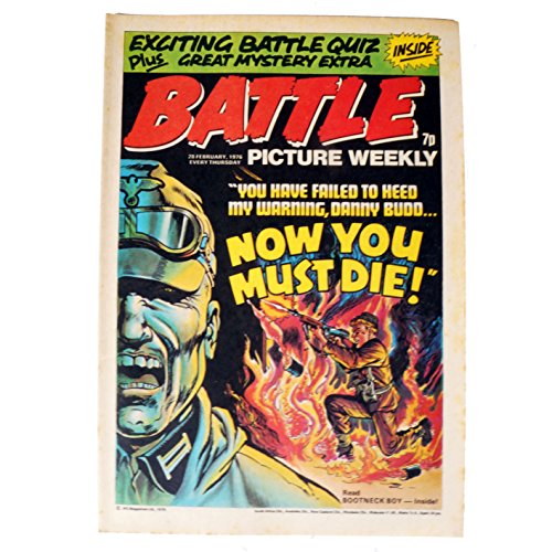 Vintage 1976 IPC Magazines Battle Picture Weekly Boys Comic Every Thursday 28th February 1976 - Ex Shop Stock