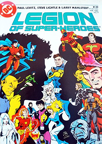 Vintage 1985 DC Comics Legion Of Super Heroes Comic Number 9 - Ex Shop Stock