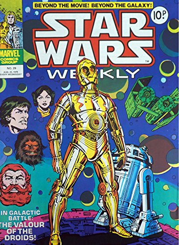 Vintage 1978 Star Wars Weekly Comic Issue Number 29 - Ex Shop Stock