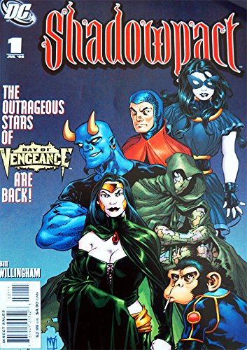 Vintage 2006 DC Comics Shadowpact - Featuring The Outrageous Stars Of Day Of Vengence - Issue Number 1 - First Issue July 2006 - Ex Shop Stock