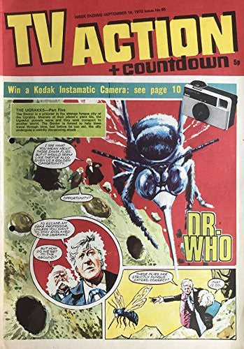 Vintage Ultra Rare TV Action + Countdown Comic Magazine Issue No. 83 September 16th 1972