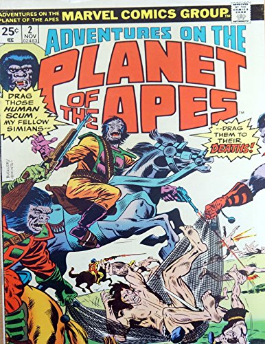 Vintage Marvel Comics Group Adventures On The Planet Of The Apes Comic Issue No. 2 - November 1975 Ex Comic Shop Stock