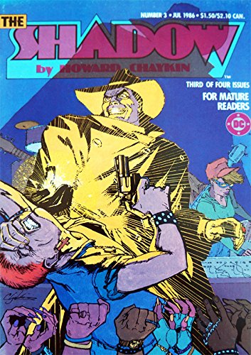 Vintage 1986 DC Comics The Shadow Comic Issue Number 3 - Ex Shop Stock