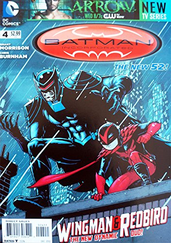 Vintage 2012 DC Comics The New 52 Batman Batman Incorporated Wingman & Redbird Comic Issue Number 4 - Ex Shop Stock