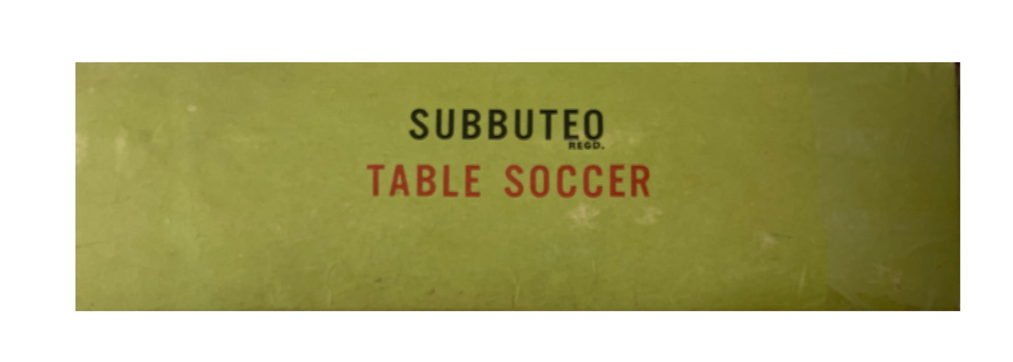 Vintage 1970 Subbuteo Table Soccer Continental Display Edition 100% Complete In The Original Box
