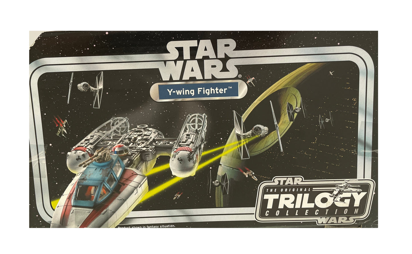 Vintage 2004 Star Wars The Original Trilogy Collection - Y-Wing Fighter Space Vehicle With Y-Wing Action Figure
