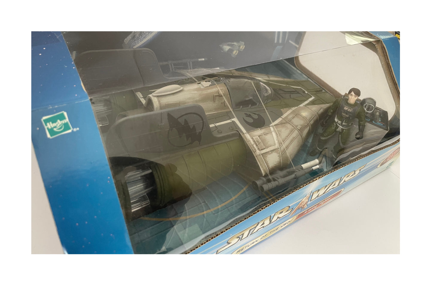 Vintage 2006 Star Wars The Saga Collection - Return Of The Jedi A-Wing Fighter Space Vehicle With Pilot Action Figure- Brand New Factory Sealed Shop Stock Room Find