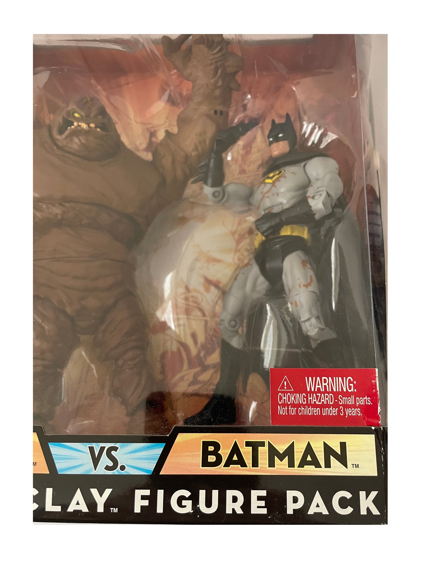 Vintage 2008 DC Universe - The Fists Of Clay Figure Pack - Clayface Vs Batman Action Figure 2 Pack