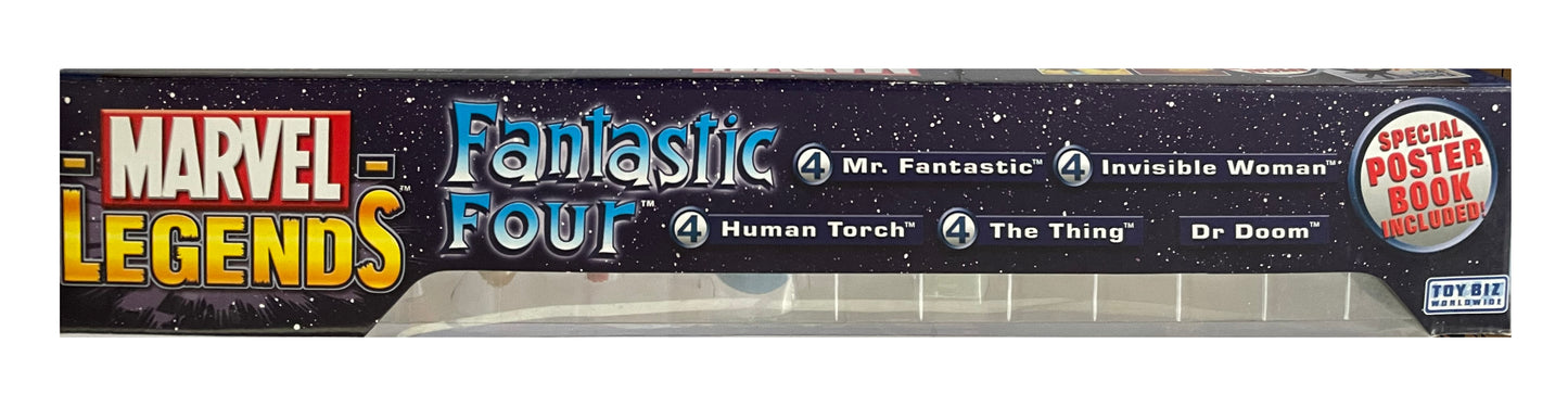 Vintage 2004 Marvel Legends The Fantastic Four - 7 Action Figure Box Gift Set