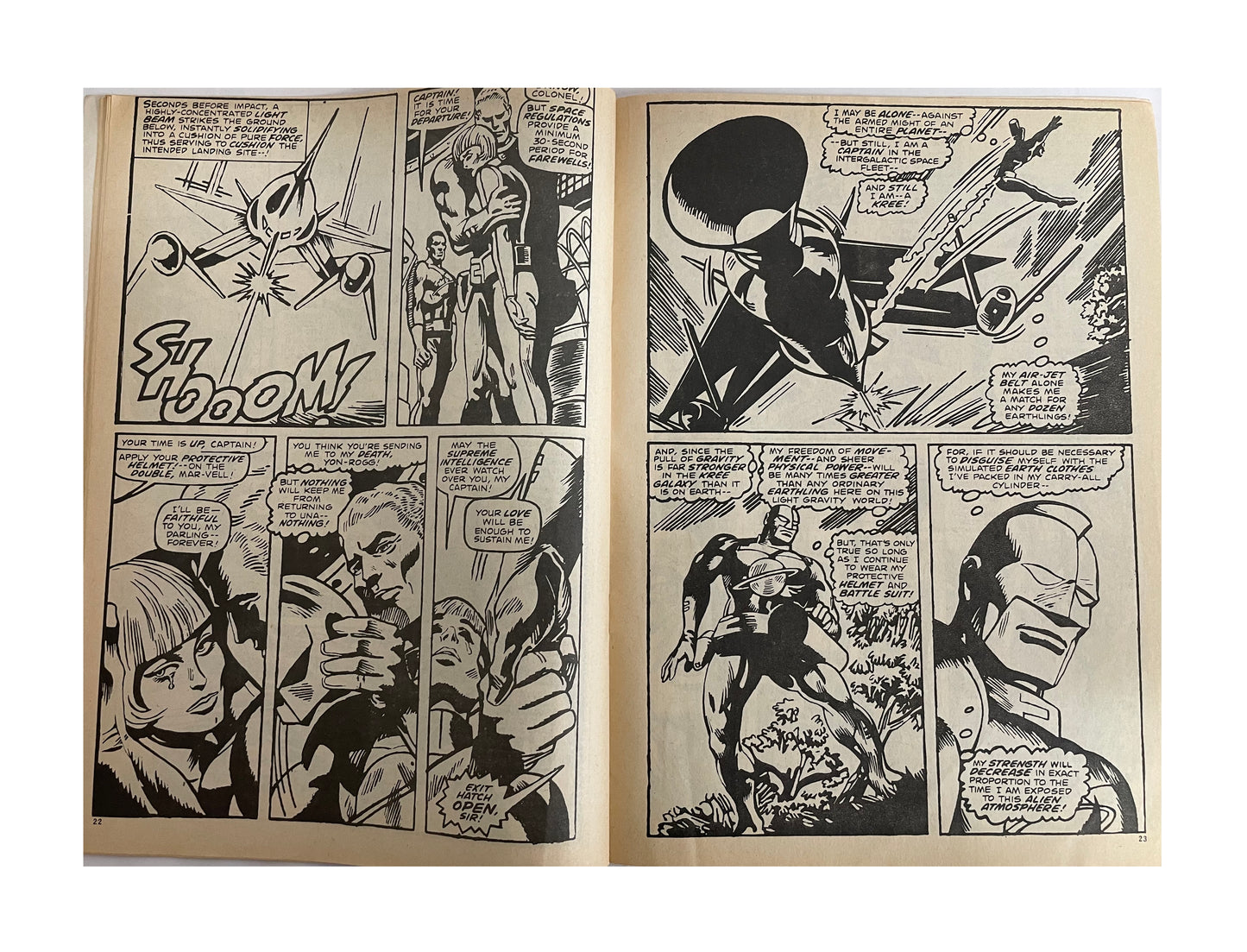 Vintage 1975 Marvels Comics - Planet Of The Apes Comic Issue No. 42 - August 9th 1975 - Former Shop Stock