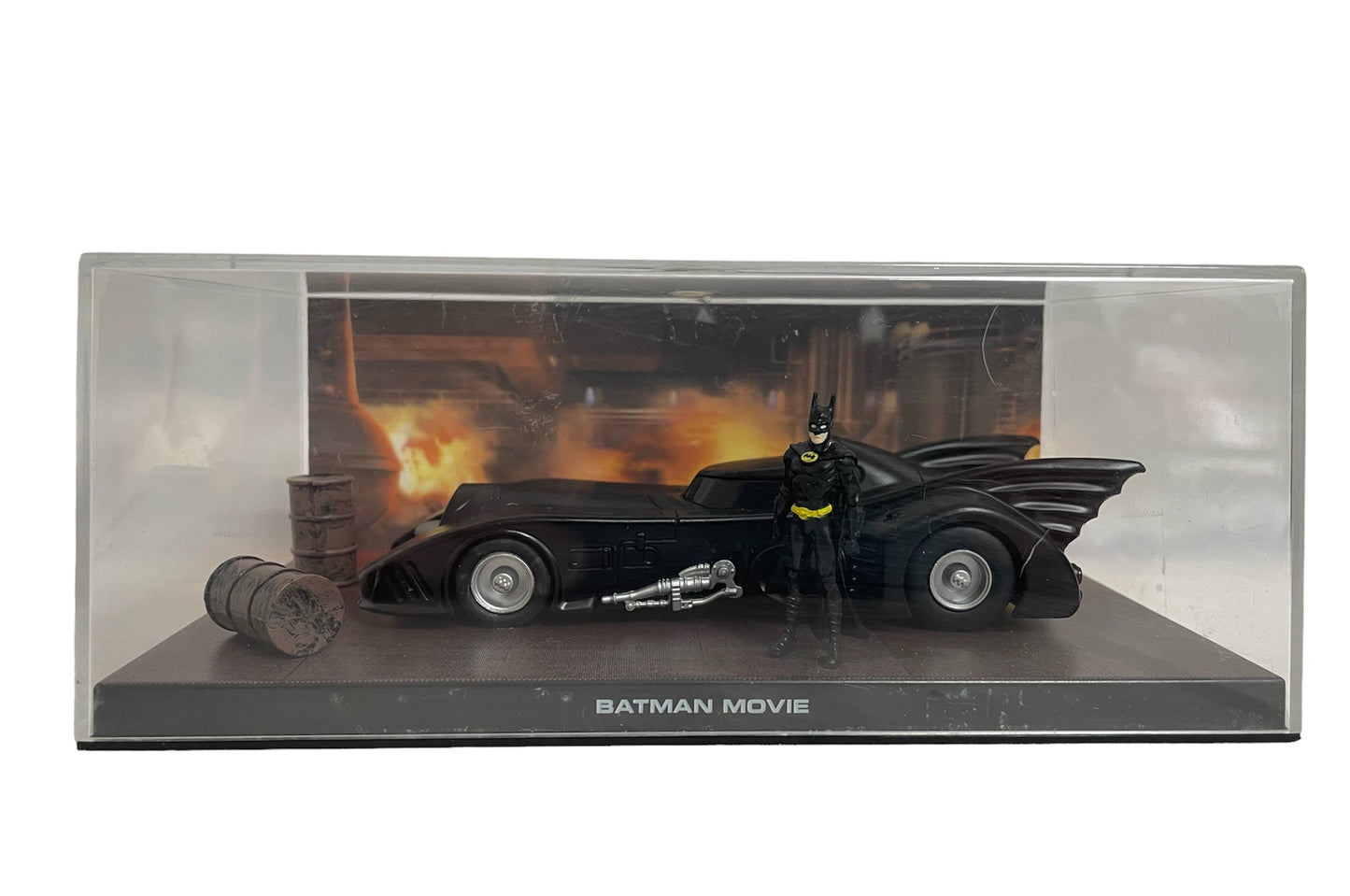 Batman Automobilia - The Definitive Collection Of Batman Vehicles - No. 1 Batman Movie Die-cast Batmobile With Batman Figure
